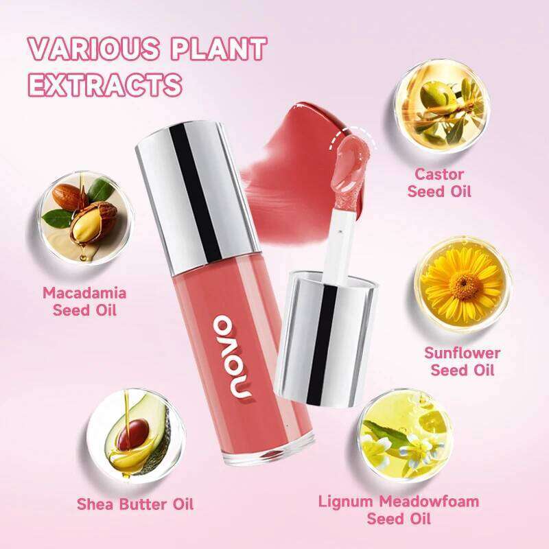 Mirror Glossy Lip Gloss Moisturizing Long-Lasting Non-Stick Cup Lipstick, Rich Color, Blush, Brightening And Plumping, H260302