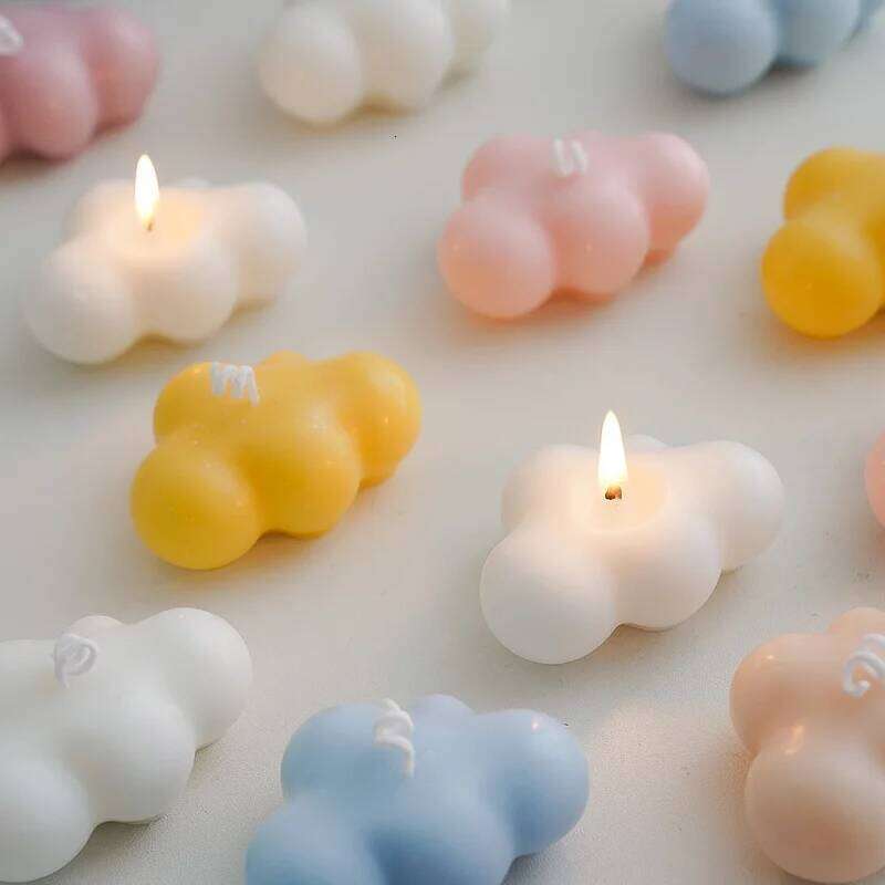 Cloud Shaped Home Decorative Items Scented Handmade Birthday Candles Gifts Christmas Decorations W260303