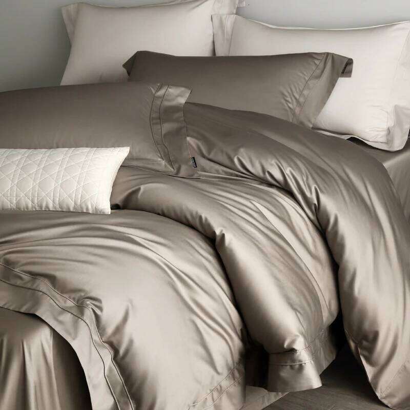 Customizable new 100S long-staple cotton four-piece led luxury master bedroom four-season bed sheet quilt cover W260302