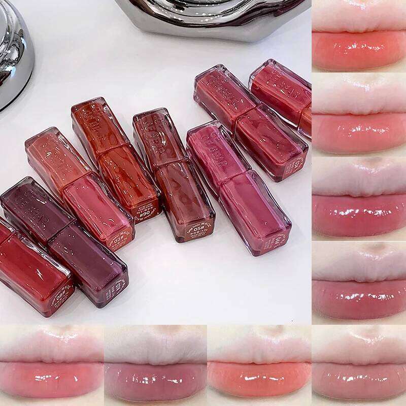 Gege Bear Mirror Gloss Lipstick Ice-Translucent Water-Gloss Finish, Plumping and Hydrating H260302