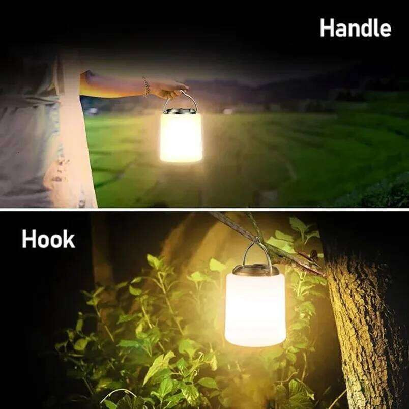 3 types of lighting USB Rechargeable LED Lights Outdoor Camping BBQ Tents Hanging Lantern Emergency Power Bank LT061 S260302