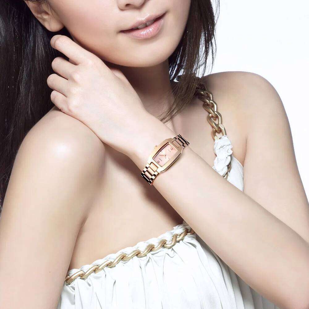 SKMEI 1400 Relogio Feminino Quartz Watch Fashion Thin Watches Casual Dress Luxury Silver Ladies Rhinestone Waterproof XJ260303