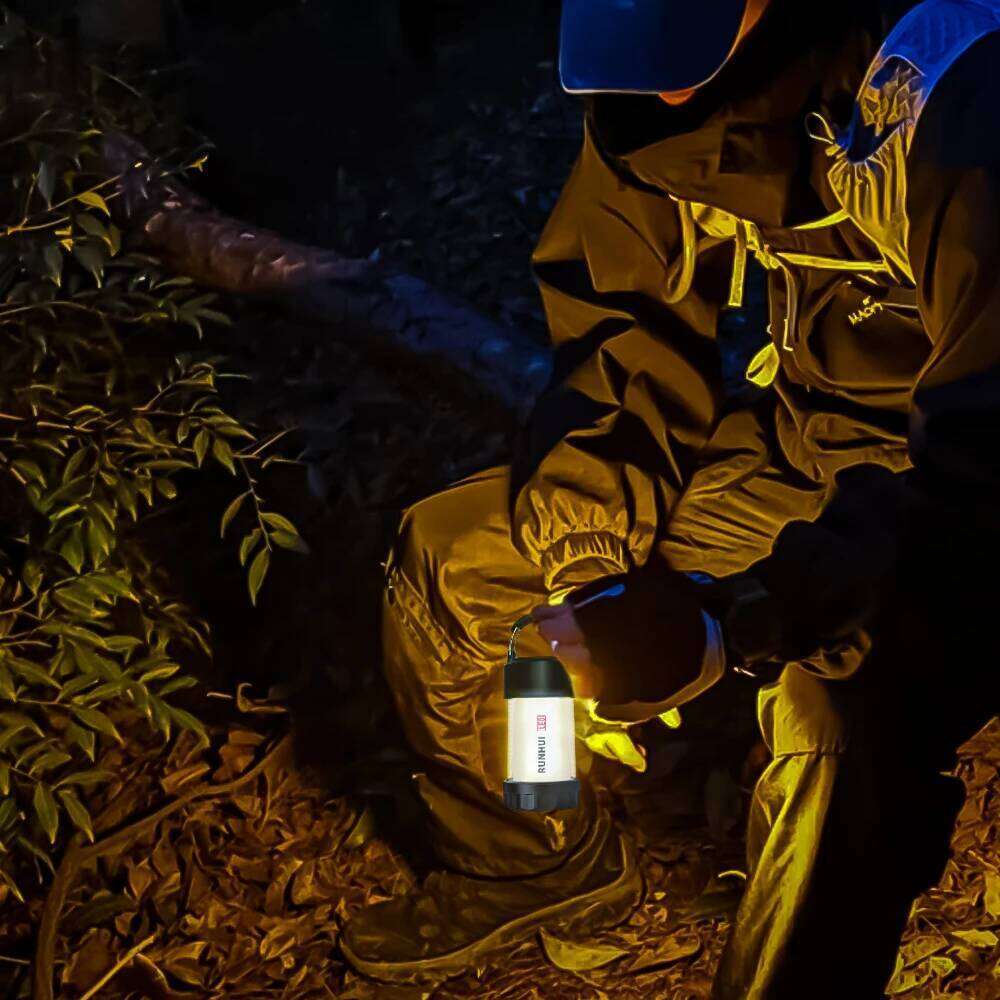 ML4 Outdoor Lantern LED Camping USB Rechargeable Light, Free Tripod, Magnetic Base, 2 Lampshades S260302