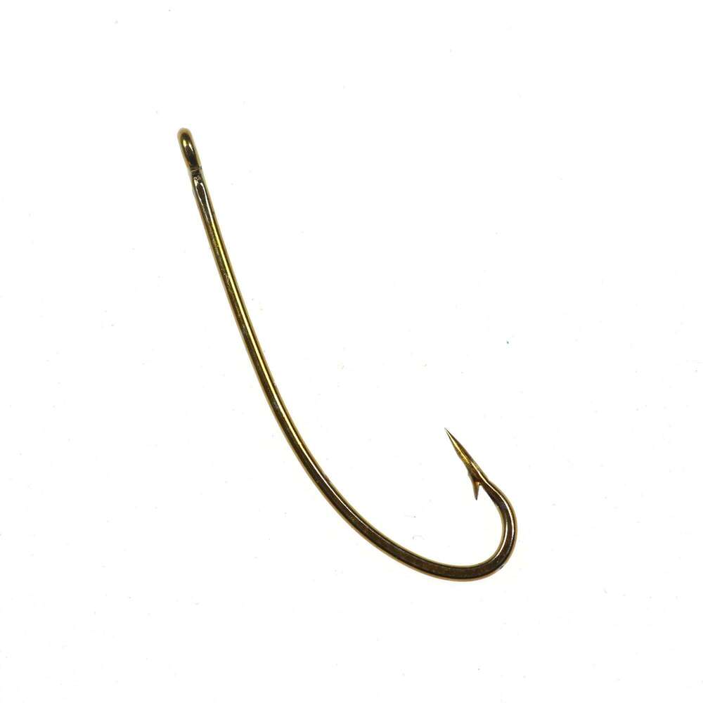 50PCS/Pack Long Shank Curve Fishing Fly Stonefly Nymph Tying Stimulator Flies Hook Bronzed Size 8 10 12 14 16 Barbed Z260228