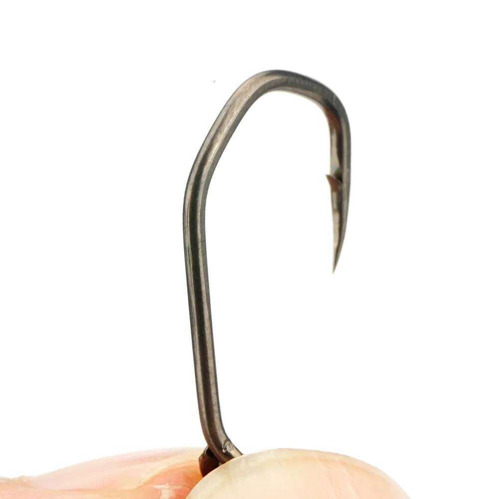 Hirisi 50Pcs Carp Fishing Barbed Pinpoint Claw Hooks PTFE Coated High Carbon Steel 8019 Z260228