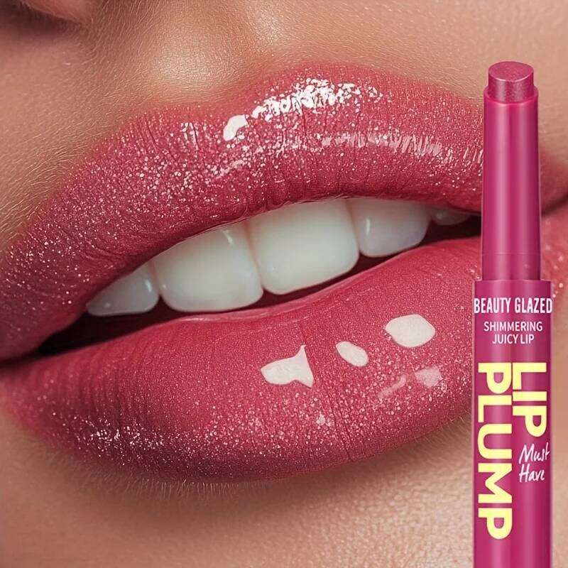 Shimmer Moisturizing Gloss Pen Press-On Style Glossy Lip Care Cosmetics Dewy Lipstick 2in 1 Nourishing And Long Lasting H260302