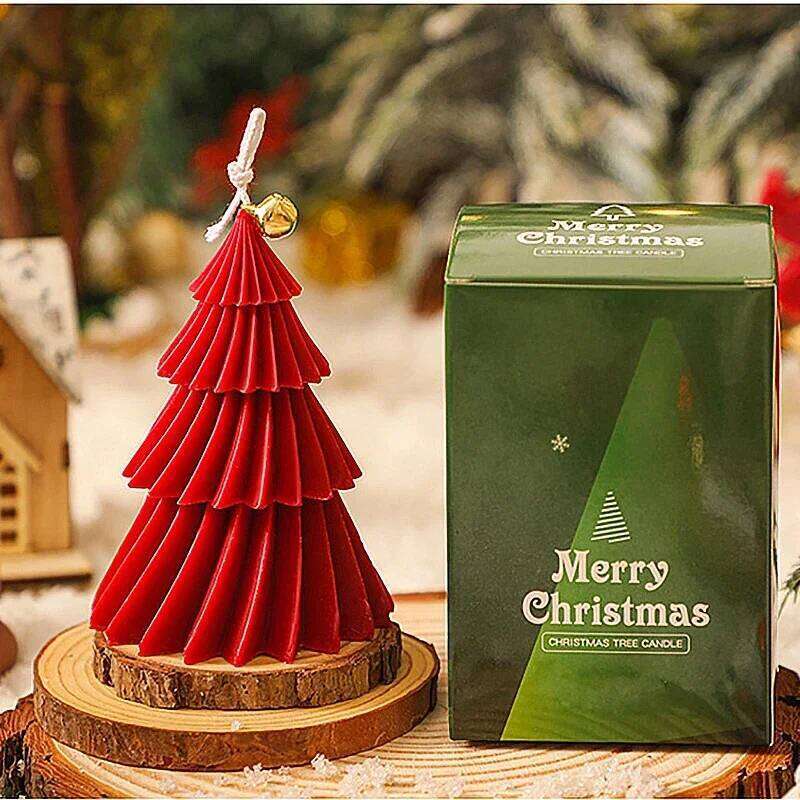 Tree Scented Home Decorative Guest Gift Set Christmas Holiday Souvenir Candles W260303