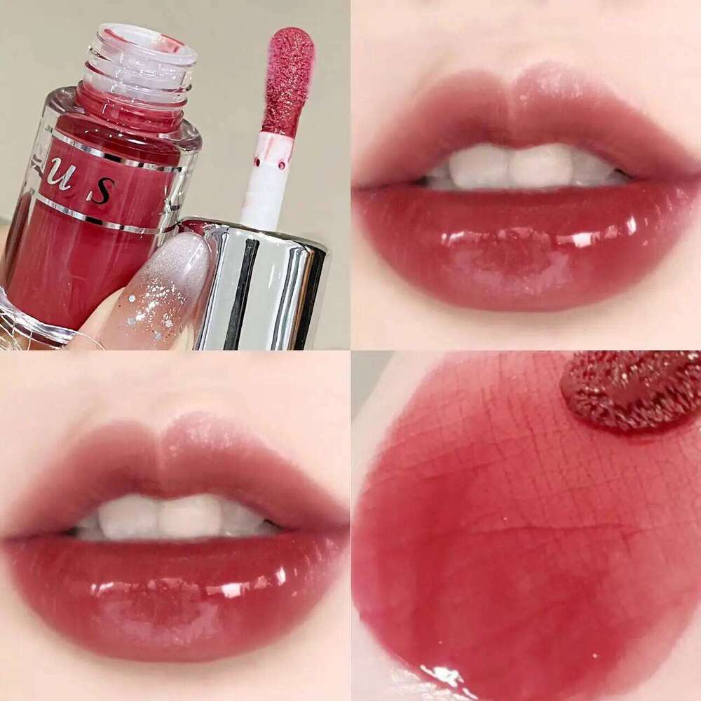Light-Sensitive Gloss, Long-Lasting Moisturizing Not Easy to Come Off, Ultra-High Color Payoff, Autumn and Winter Liquid Lipstick, Lip Care, Women