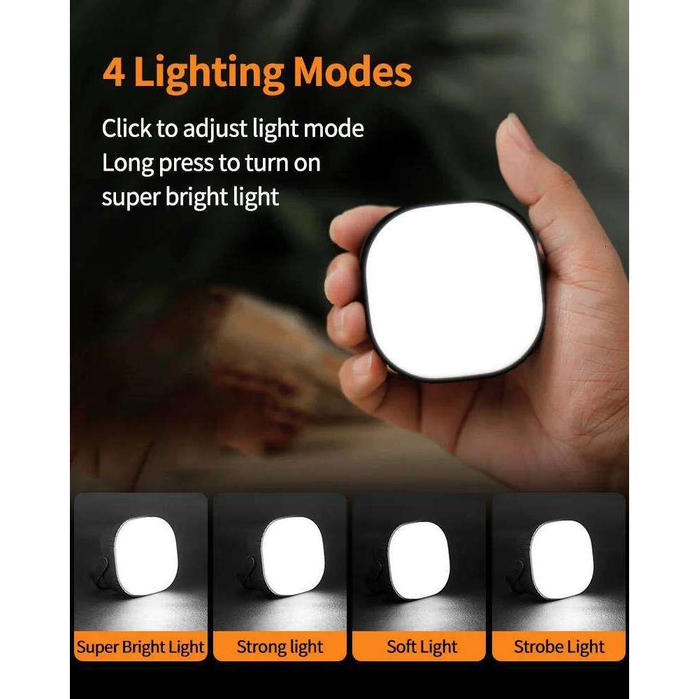 Portable Lantern MINI Magnetic Camping Emergency Rechargeable Outdoor Fishing Lighting Lamp S260302