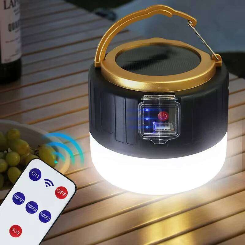NV Solar LED Camping Light USB Rechargeable Tent Lamp Outdoor Waterproof Emergency Lights Portable Lanterns Energy Saving Bulb S260302