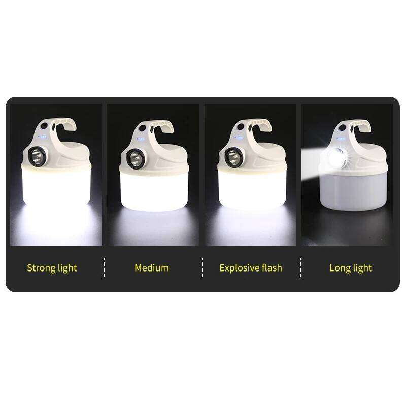 Portable Outdoor Led Camping Lantern Dimmable Emergency Waterproof Flash Lamp USB Rechargeable Light S260302