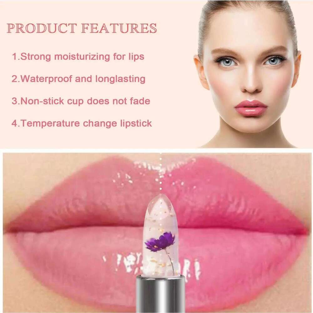 Temperature Sensory Lipstick Magic Transforming Color Long Lasting Hydrating Saf Jelly Lip Balm Makeup H260302