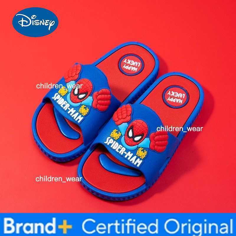 Disney Childrens Slippers Cartoon Boys Summer Home Shoes Boys Sandals Waterproof Anti-slip Kids Garden Shoes Size 24-39 H260303