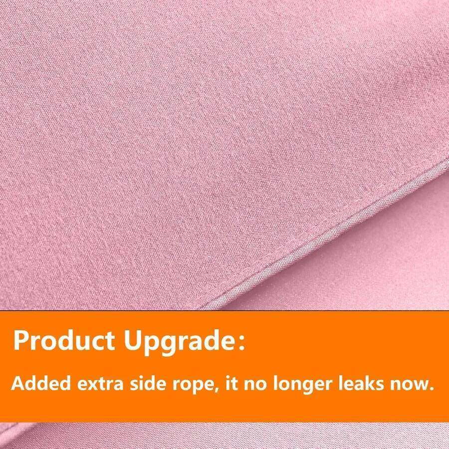 Pink Full Size Comforter Set - 7 Pieces Bed in a Bag Bedding with All Season Soft Quilted Warm Fluffy Reversible Design Include W260302