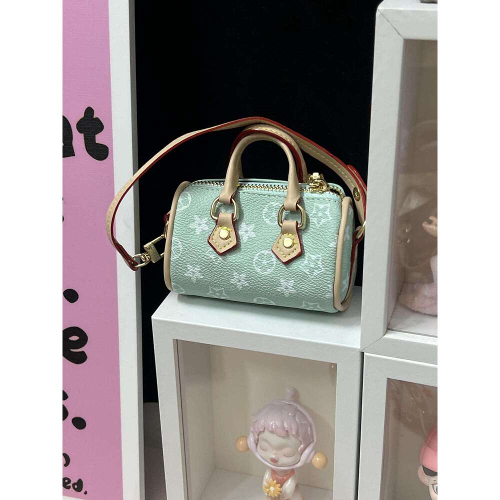 Mini Bag Pendant Presbyopic Pillow Earphone Keychain Neck Strap Live Streaming Matching PU