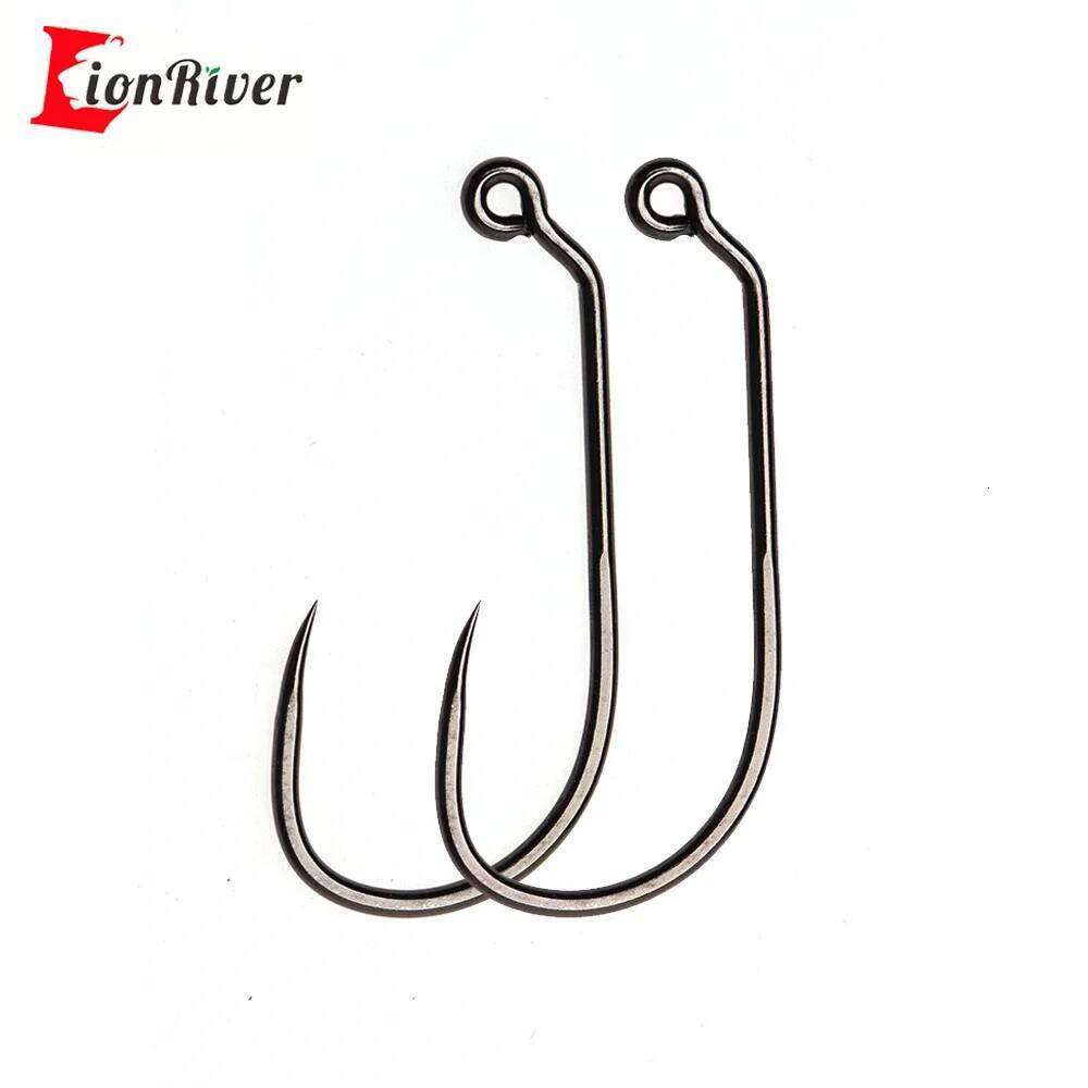 20pcs #1- #8 Barbless 60 Degree Aberdeen Carbon Steel Fly Tying Streamer Jig Hooks Saltwater Fishing Non-barbed Hook Z260228