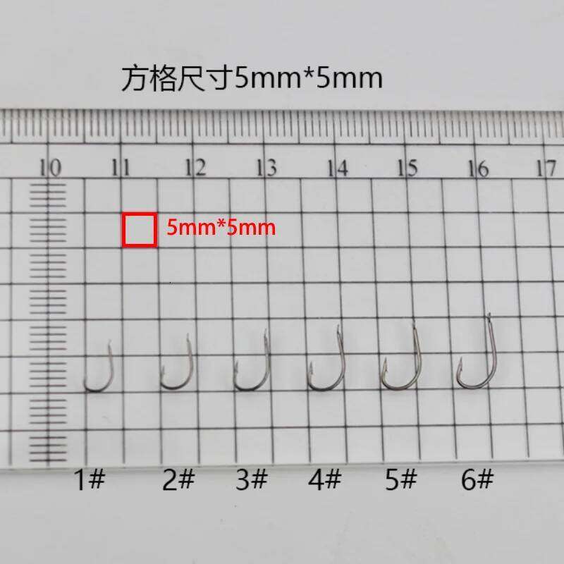 50PCS/100PCS/500PCS/1000PCS Fishing Hooks Small Hook Accessories Crooked Noeye for Tiny Fish ovner PESCA Z260228