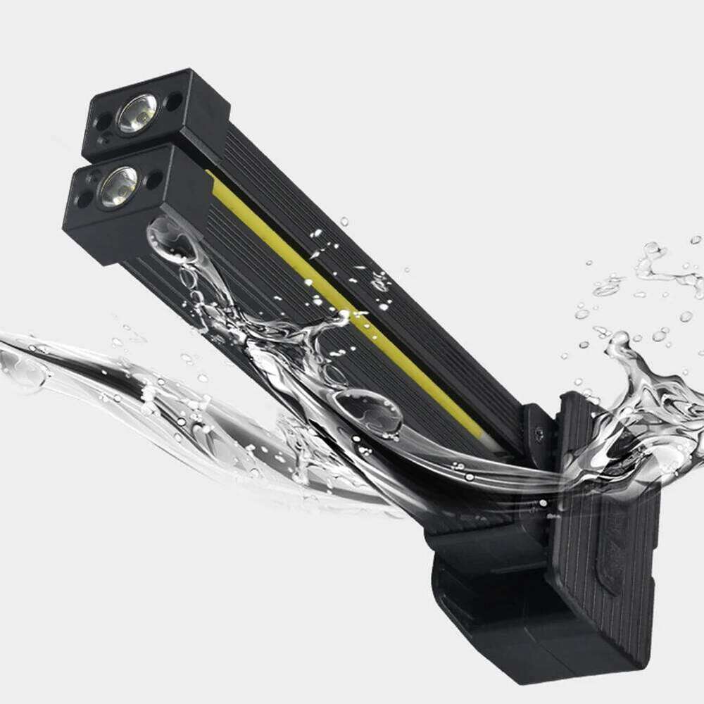 Gym Lamp Posing Magnetic Portable Torch Light with Hanging Hook USB Rechargeable for Car Repair Home Garage Emergency S260302