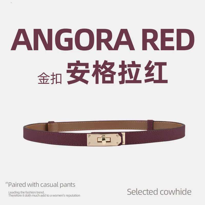 Women's Genuine Leather Thin - Elegant Slim Belt for Dresses, High Waisted Pants | Fashion Decorative Waist Chain S260228