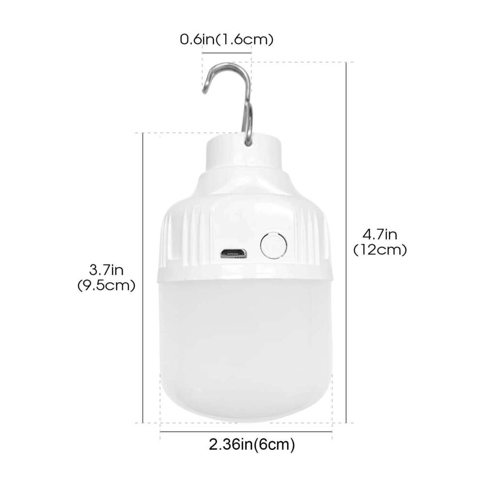 Portable USB Rechargeable LED Camping Light Hiking Picnics Night Lighting Multifunctional Outdoor Emergency Hanging Tent Lamp S260302