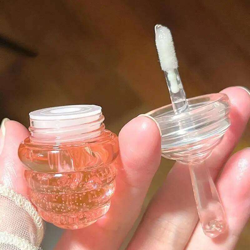 Lovely Honey Pot Gloss Hydrating Balm For Care Moisturizing Clear Lip Oil Liquid Lipstick H260302