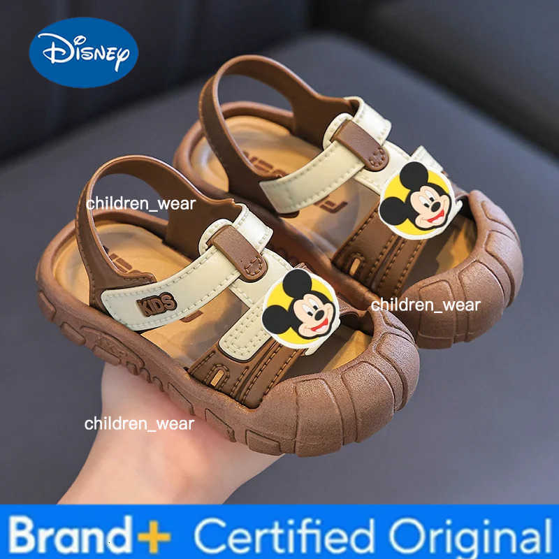 Disney Minnie Mouse Cartoon Beach Shoes Baby Toddler Shoes Summer New Children cartoon Sandals Mickey Mouse Casual Sandals H260303