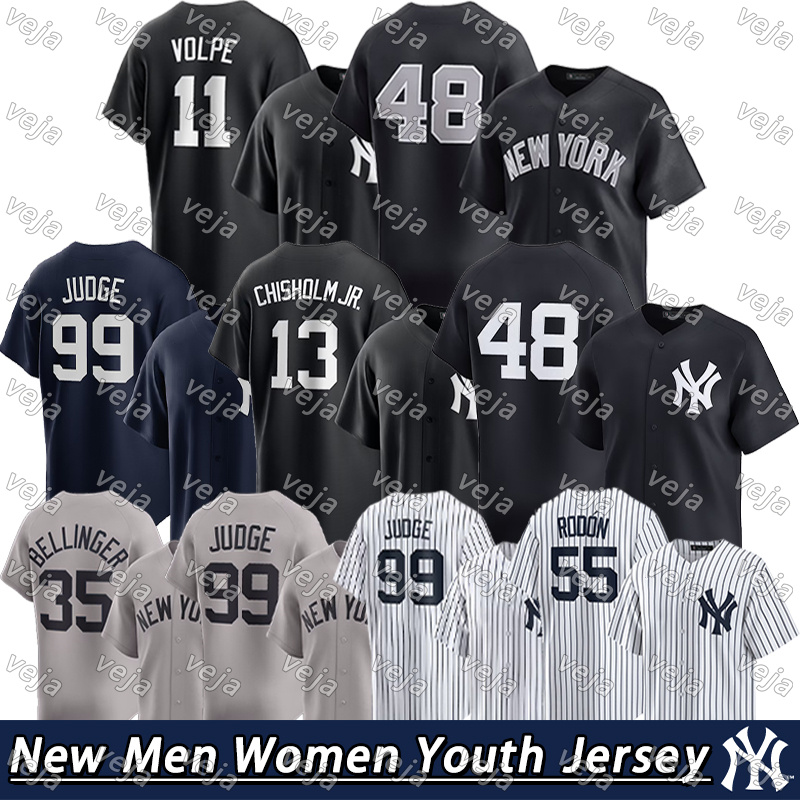 NY Yankees Jerseys #99 Aaron Judge Jersey #13 chisholm Jr Jersey #45 Cole #11 Volpe #48 Rizzo city NATIONAL BASEBALL HALLOF FAME 2025 INDUCTION