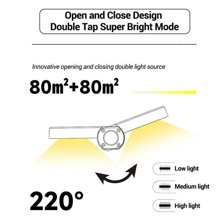 Outdoor LED Solar Camping Light 5000mAh Portable Tent Lantern Emergency Waterproof Hanging Lights Lighting Long battery life S260302