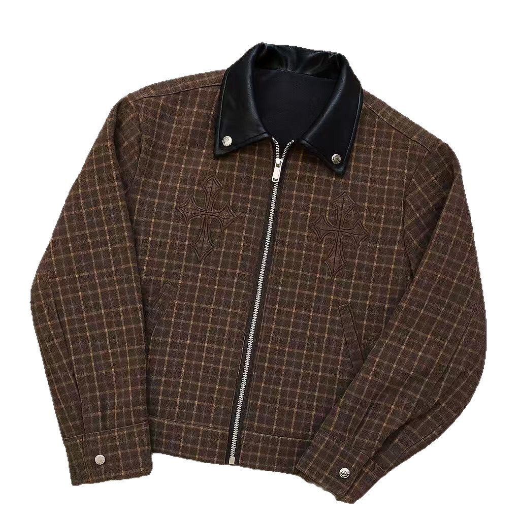 2026 Luxury Brand Designer Clothing European And American Winter Heavy-Duty Loose-Fitting Three-Dimensional Embroidered Vintage-Style Unisex Striped D