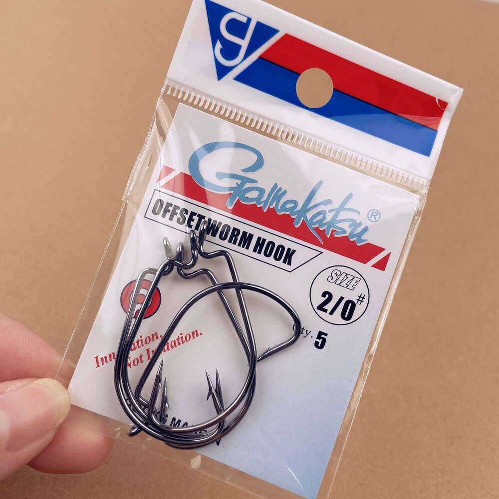 10pcs OFFSET WORM HOOK Width Tee Sea Assist Triple Treble Hooks Jig Head Fishing Carp Squid Hook Z260228