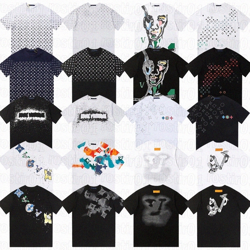 Mens Designer lvs T Shirts Fashion Tshirt Men Designer Shirt For Man Luxury Top Brand Shirt Crew luis vuittom shir G0lZ#
