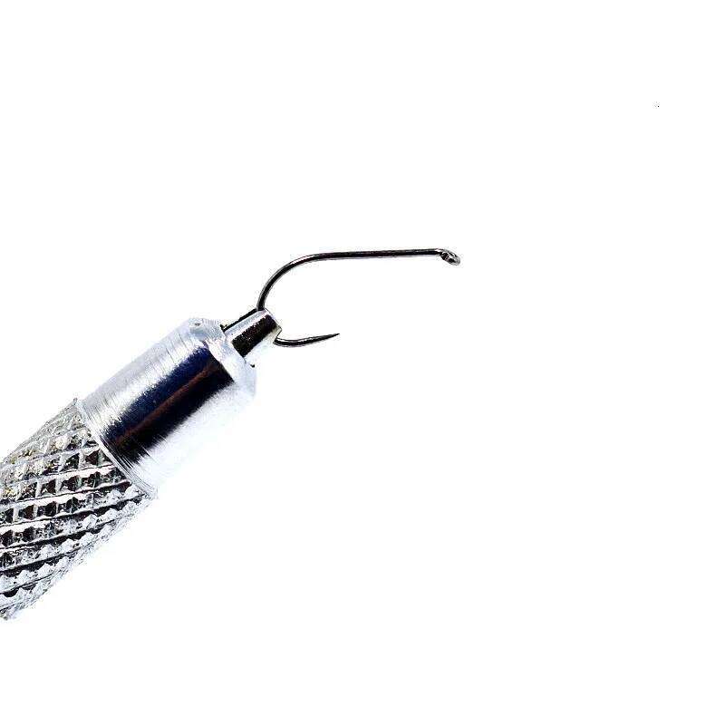 PERSUADER 50pcs/box professional competition barbless dry 10# 12# 14# 16# 18# slim&light mosquitos fly fishing hooks Z260228