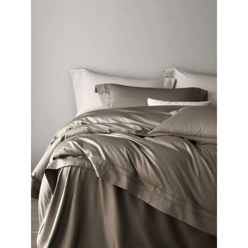 Customizable new 100S long-staple cotton four-piece led luxury master bedroom four-season bed sheet quilt cover W260302