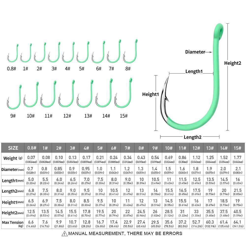 10Pcs/Set Carbon Barbed Single Accessories Used for Soft Bait Saltwater Steel Fishing Colorful Hook Fish Z260228