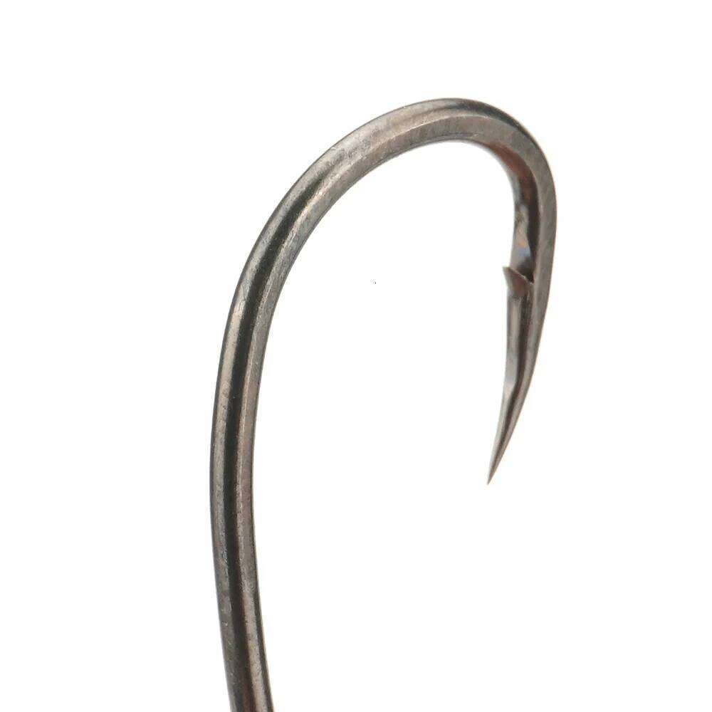 Hirisi 50Pcs High Carbon Stainless Steel PTFE Coated Micro Barbed Fish Hook Spliceable Box Fishing Tool 8035 Z260228