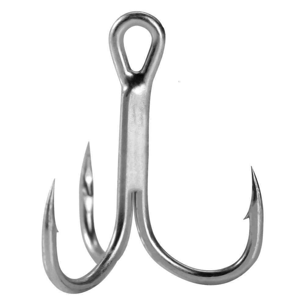 Hunthouse Treble Hook 3X Strong 10pcs/lot Fishing Accessories High Steel Carbon Saltwater For Hard Lure Tackle HOOK Z260228