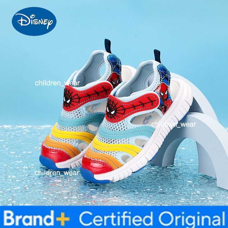 Disney Cartoon Girls LED Sandals Summer Breathable Childrens Sports Beach Girls Soft Shining Shoes Size 24-35 H260303