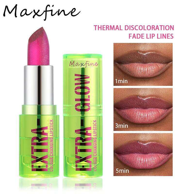 Color-changing lipstick not fade or stick to the cup providing long-lasting moisture and preventing water from changing H260302