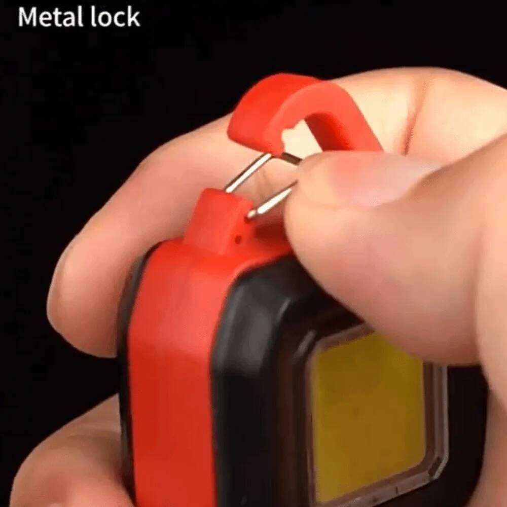 Rechargeable Outdoor Flashlight Multi-function Portable LED Mini Light Keychain S260302