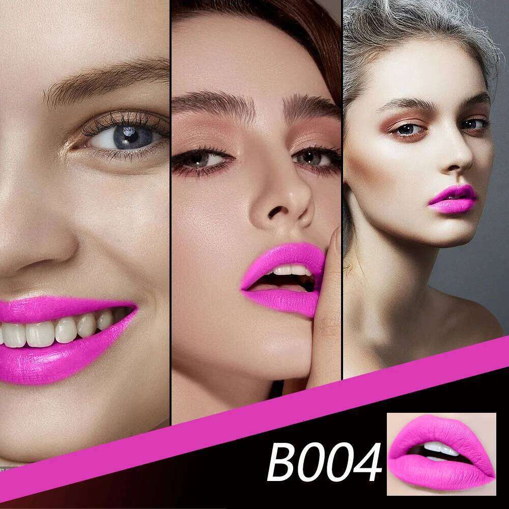 Hot Barbie Matte Pink for Women Long Lasting Lipstick Waterproof No Dry Feeling Creamy High Pigmented Formula H260302