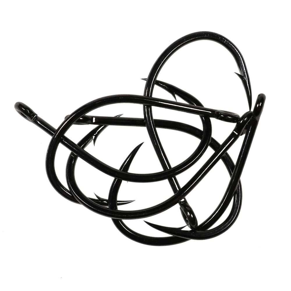 Vampfly 30PCS 1X Short Shank Barbed Fishing Hook For Tying Changers Tarpon Streamer Big Game Flies Z260228