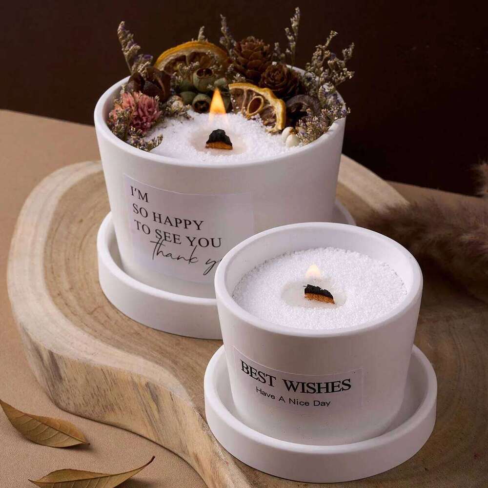 Round Candle Jar Silicone Mold DIY Flowerpot Concrete Casting Molds Plaster Resin Jewelry Storage Box Craft Making Home Decor W260303