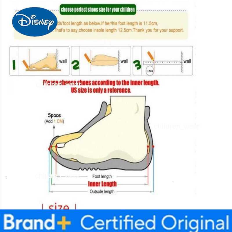 Disney KidsCasual Shoes Sandals PU Leather Summer Shoes For Childrens Crystal Sequin Flat Breathable Anti-slip Pink Blue Size 23-34 H2603031