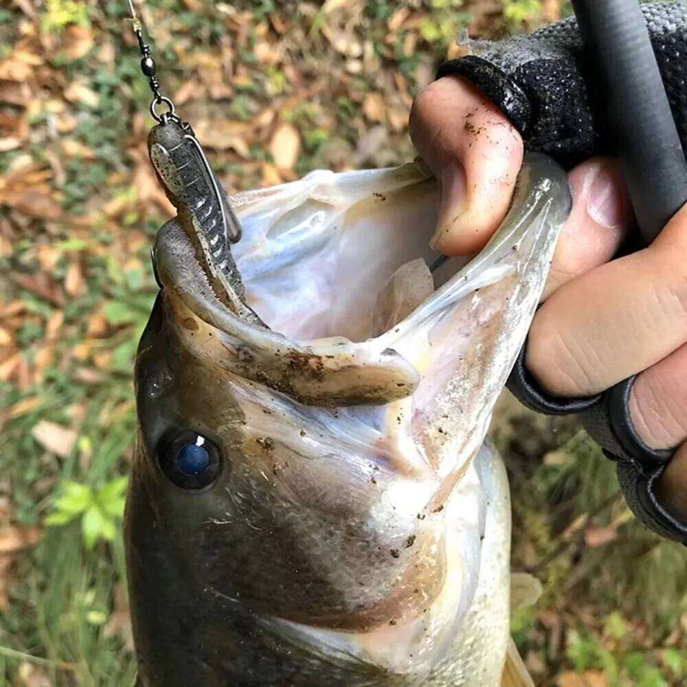 FishTrip 5pcs Jig Head Weighte EWG JIKA Rig Bass fishing With Blade Weedless Hook For Soft Worm Fishing Z260228