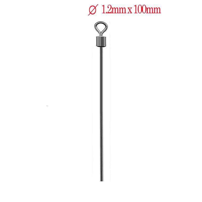 20pcs Long Pole Ball Bearing Connector Stainless Steel Barrel Swivel For Carp Fishing Accessories Tackle Z260228