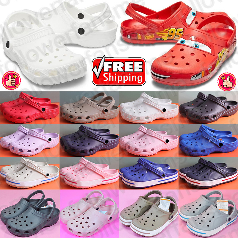 Free Shipping Designer croc sandals heels sandale Classic Clogs Shoes slides slippers for mens womens luxury pantoufle platform sandalias sandalen sandles top