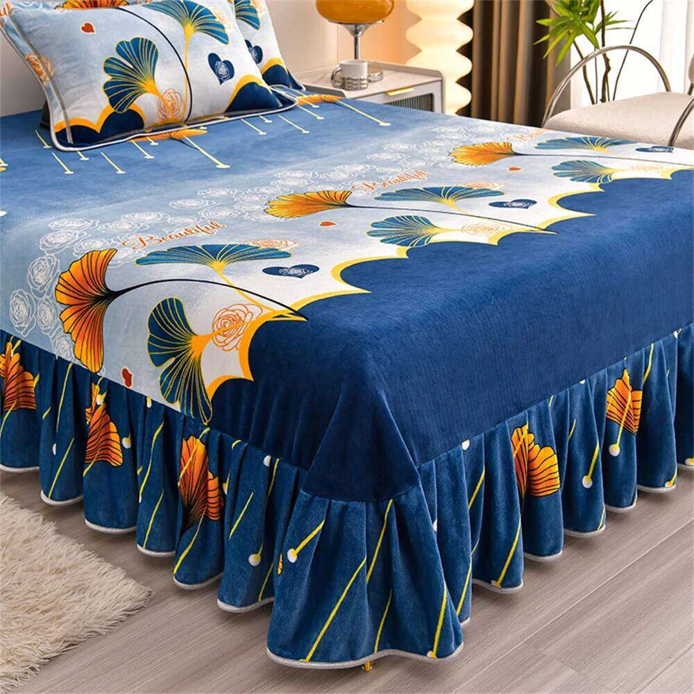 Light Luxury Class A Milk Four-Piece Sets Winter Thickened Bedding Set Warm Fleece Home Anti-static Duvet Cover Bed Sheet W260302 W260302