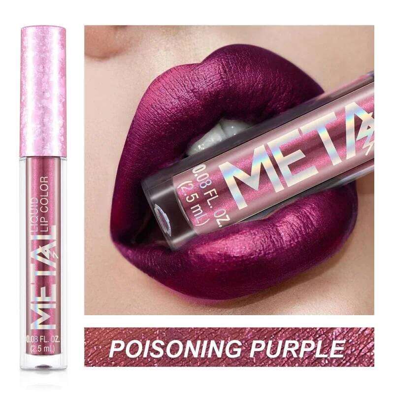 Matte Liquid Lipstick Waterproof Long Lasting 24 Hours Non-Stick Cup Shimmer Glitter Gloss Women Lip Tint Makeup Cosmetics H260302
