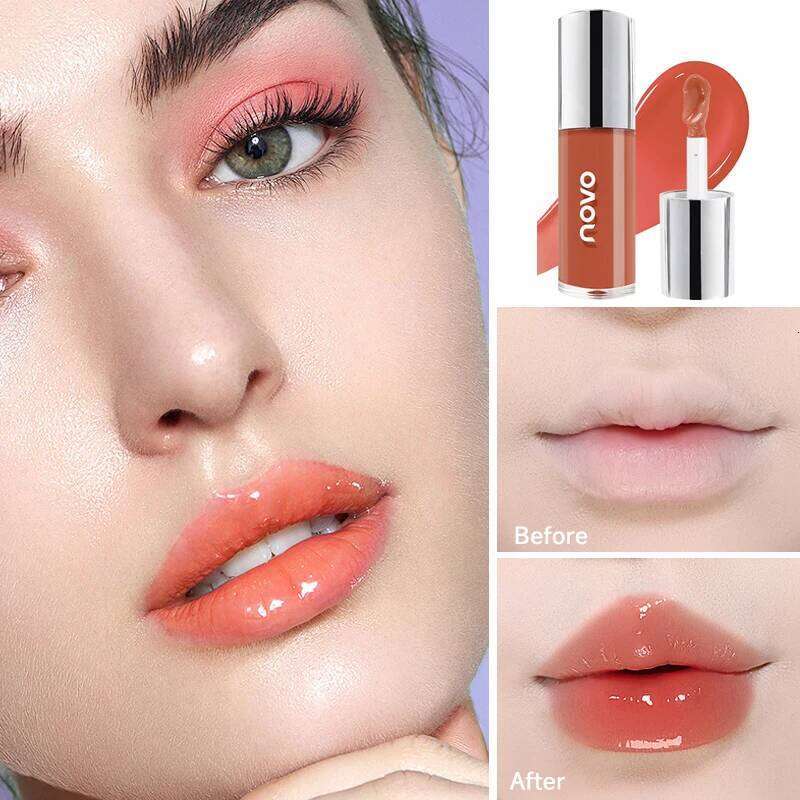 Mirror Glossy Lip Gloss Moisturizing Long-Lasting Non-Stick Cup Lipstick, Rich Color, Blush, Brightening And Plumping, H260302