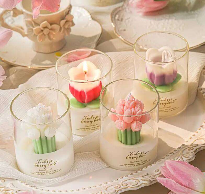 High end aromatherapy as gifts for friends, romantic scented candles W260303